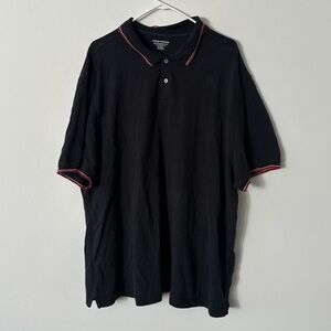 Amazon Essentials Black Polo Shirt Size XXL 100% Cotton